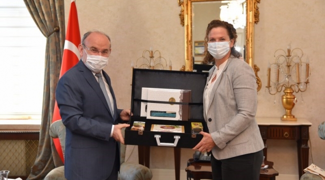 BM Dünya gıda yetkilileri Vali Karadeniz'i ziyaret etti