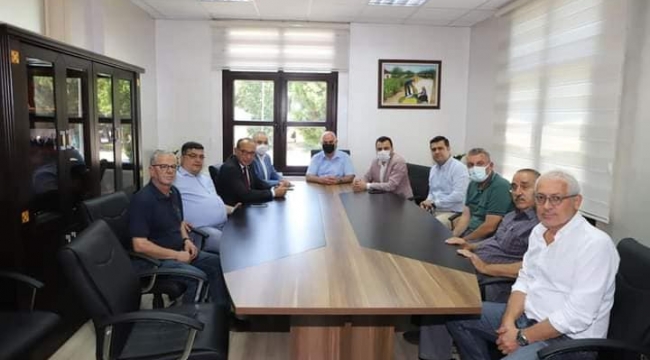 CHP'liler Ticaret Borsası başkanını ziyaret etti
