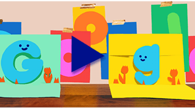 Google'da babalar kutlamasına katıldı