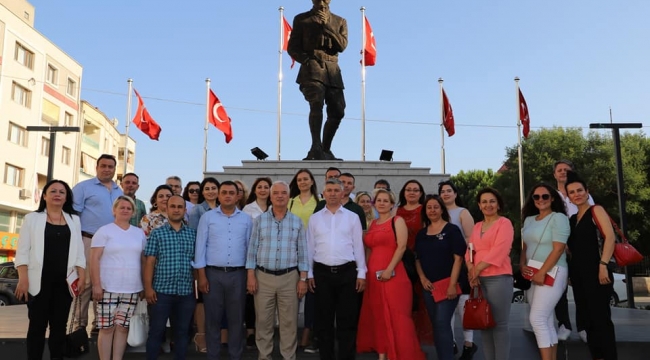 Manisalılar derneği üyeleri Saruhanlı'yı gezdi