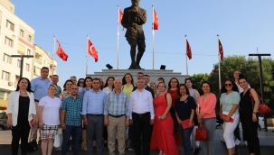 Manisalılar derneği üyeleri Saruhanlı'yı gezdi