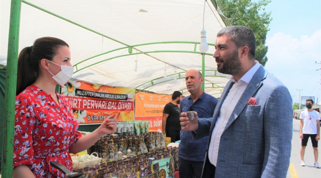 Mesir fuarı ve çiçek festivalinin ilk siyasi konuğu Alkan