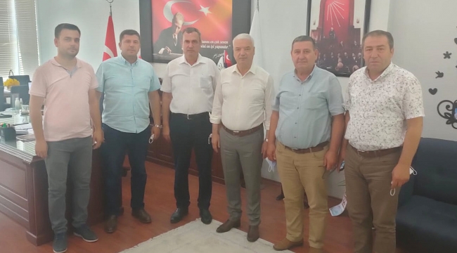 Oda başkanlarından başkan Bilgin'e ziyaret
