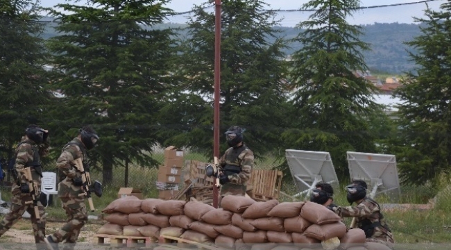 Paintball sahası hizmette açıldı