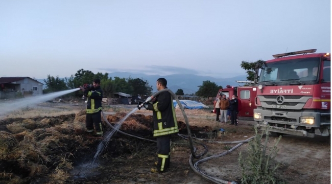 Salihli ve Turgutlu'da çıkan 3 ayrı yangın korkuttu