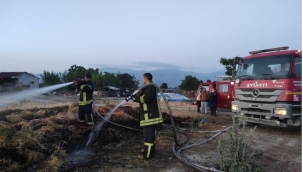 Salihli ve Turgutlu'da çıkan 3 ayrı yangın korkuttu