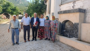 Saruhanlı'da yıkık ve akmayan çeşmeler yenilendi