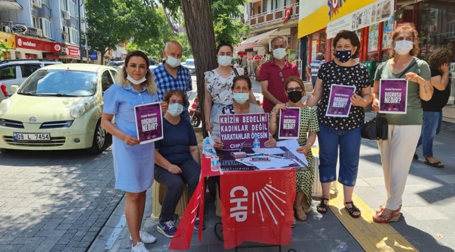 Soma'da CHP'li kadınlardan imza kampanyası