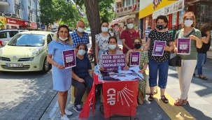 Soma'da CHP'li kadınlardan imza kampanyası