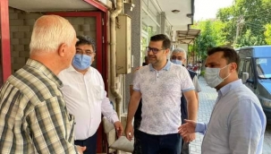 Turgutlu'da CHP'liler esnaf ziyaretinde