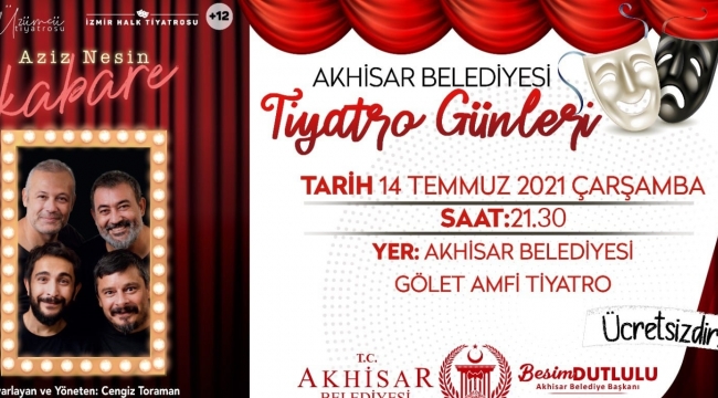 Akhisar Tiyatro günleri başlıyor 