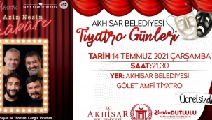 Akhisar Tiyatro günleri başlıyor 