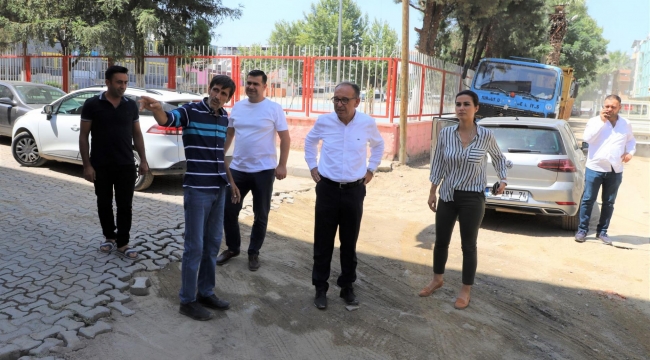 Başkan Akın kentin dört bir yanında başlatılan çalışmaları denetledi