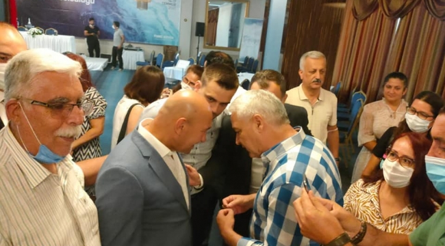Başkan Bilgin başkan Soyer'le görüştü