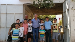 Başkan Bilgin çocukları sevindirdi