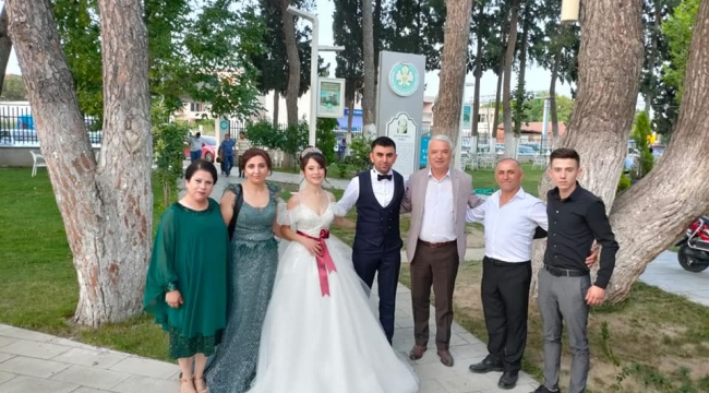 Başkan Bilgin evlenen çiftler mutluluklar diledi