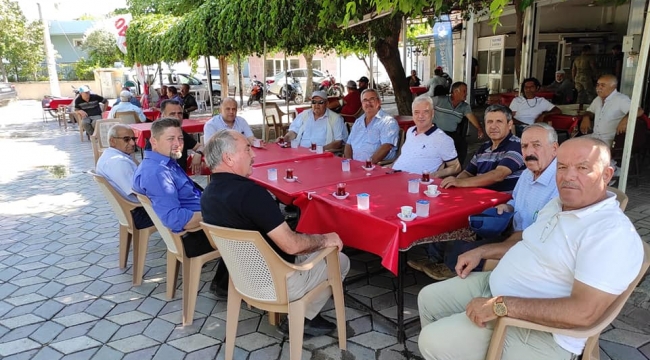 Başkan Bilgin, Kemiklidere ve Kumkuyucak'ta vatandaşlarla bayramlaştı