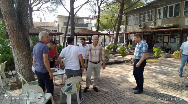Başkan Bilgin, vatandaşlarla bayramlaştı