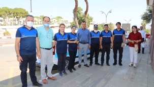 Başkan Öküzcüoğlu personelle bayramlaştı