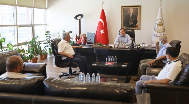 Çamönü Mahalle muhtarından başkan Dutlulu'ya teşekkür ziyareti