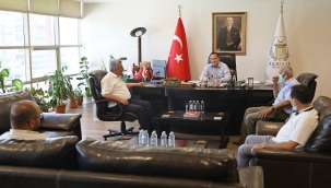 Çamönü Mahalle muhtarından başkan Dutlulu'ya teşekkür ziyareti