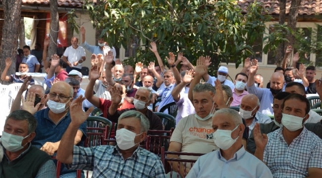 Demirci'li esnaflar başkanını seçti
