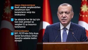 Erdoğan'dan emeklilere müjde