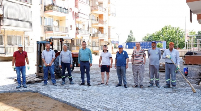 Fen işleri ekipleri 8 mahallede çalışıyor