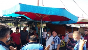 Salihli'de belediye esnaf tartışması