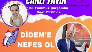 SMA hastası minik Didem'e bir destekte başkan Bilgin'den
