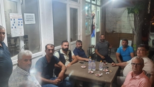 Turgutlu'da CHP'liler esnaflarla buluştu