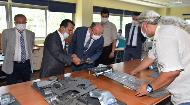 Vali Karadeniz,çıraklık eğitim merkezinde 