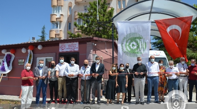 6 ayda tamamlanan Demirci 112 acil servisi açıldı