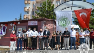 6 ayda tamamlanan Demirci 112 acil servisi açıldı