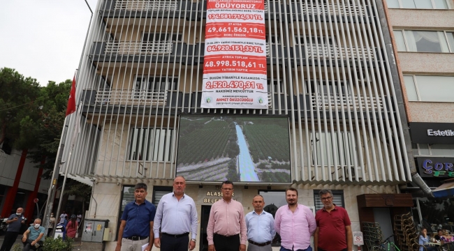Alaşehir belediyesinden örnek davranış