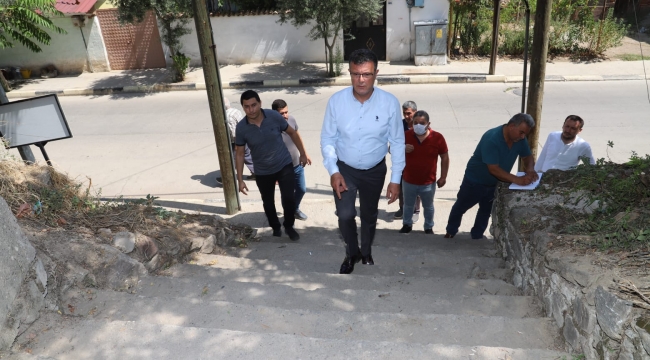 Alaşehir'de mahallelerin eksikleri gideriliyor