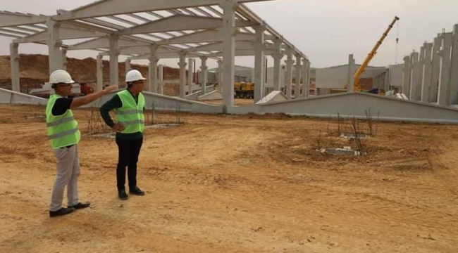 Başkan Akın, sanayi sitesinde incelemelerde bulundu