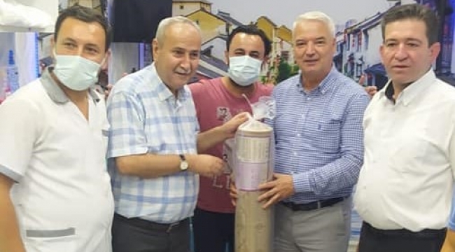 Başkan Bilgin'e Demirci'de Sevgi Seli