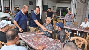 Başkan Dutlulu, sanayi esnafıyla buluştu