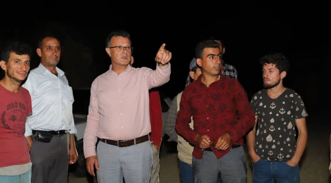 Başkan Öküzcüoğlu ,onlarca insan ormanda 'yangın' nöbetinde