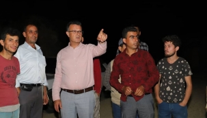 Başkan Öküzcüoğlu ,onlarca insan ormanda 'yangın' nöbetinde