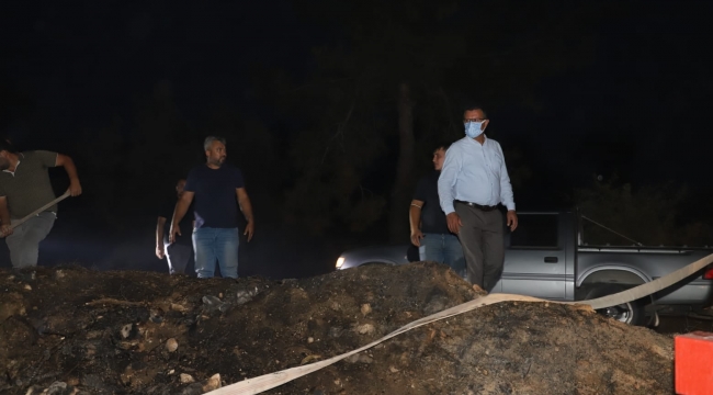 Başkan Öküzcüoğlu''Yangını burada durduracağız''
