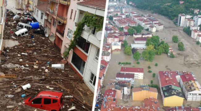 Batı Karadeniz'de sel felaketi yaşanıyor.