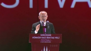 CHP Lideri Kılıçdaroğlu, Hacı Bektaş-ı Veli etkinliğinde konuştu