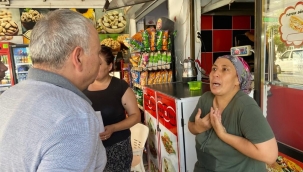 CHP'liler Soma'da esnaf ziyaretinde