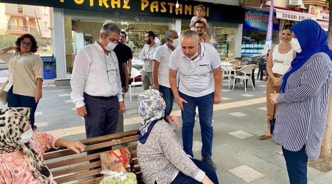 CHP Salihli ilçe örgütünün mahalle ziyaretlerine Bakırlıoğlu'da katıldı