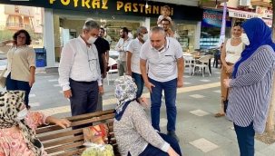 CHP Salihli ilçe örgütünün mahalle ziyaretlerine Bakırlıoğlu'da katıldı