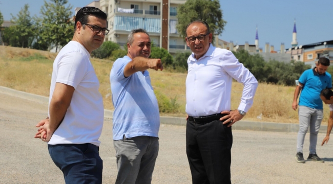 ​​​​​​​DSİ'den izin çıktı Turgutlu Belediyesi asfalt çalışmalarına başladı