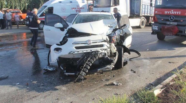 Kula'da zincirleme trafik kazası