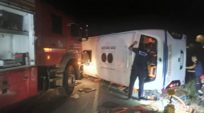 Manisa'da trafik kazası 4 ölü,6 yaralı